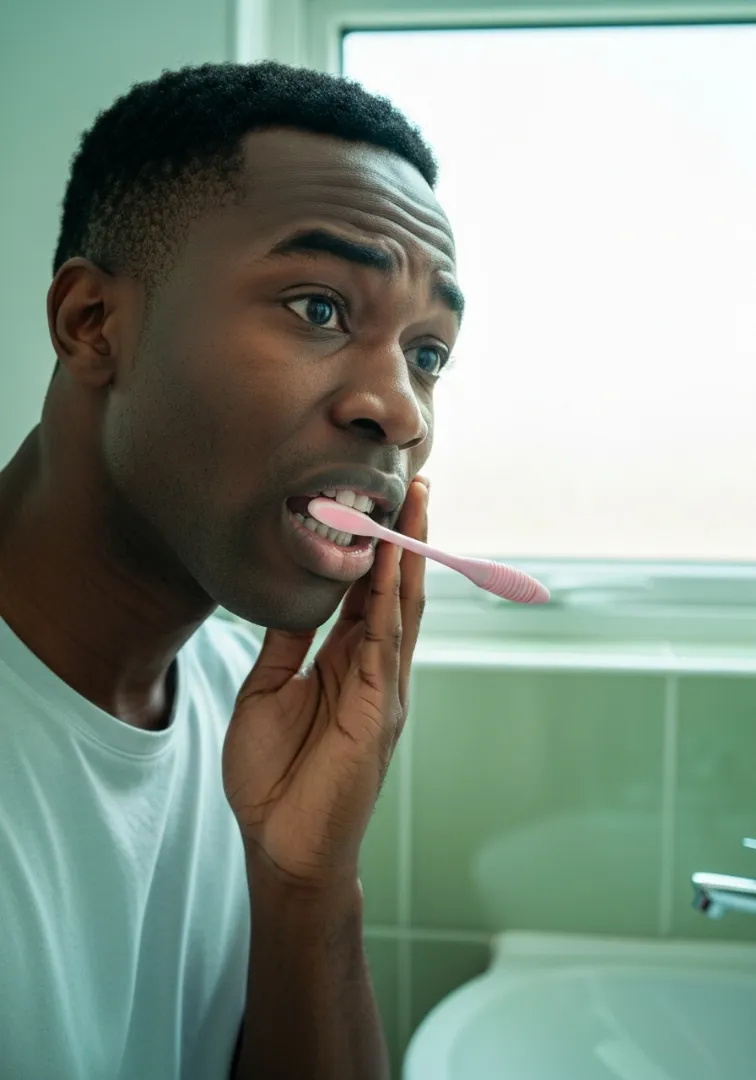 Bleeding gums while brushing