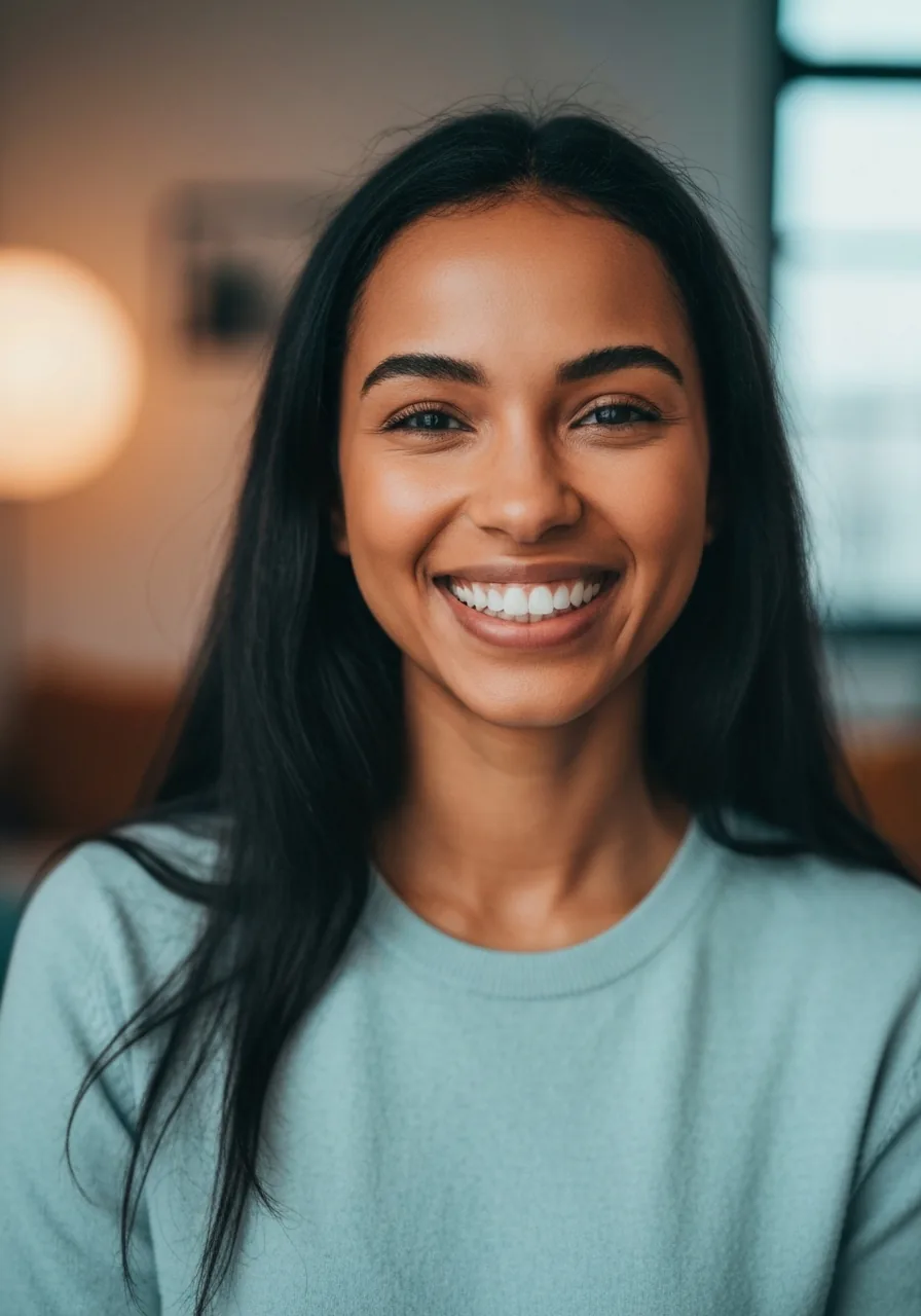 Straight teeth with braces