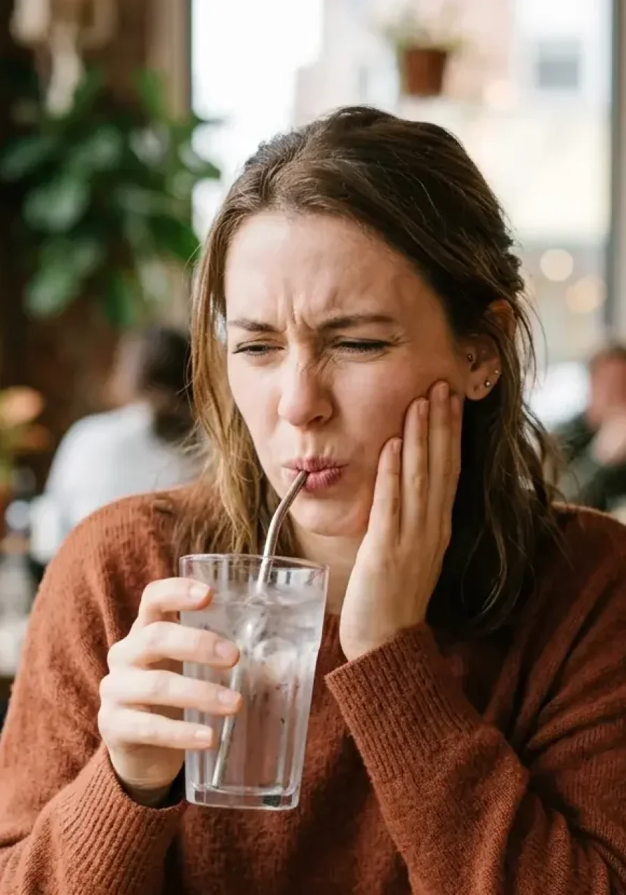 Woman with healthy teeth