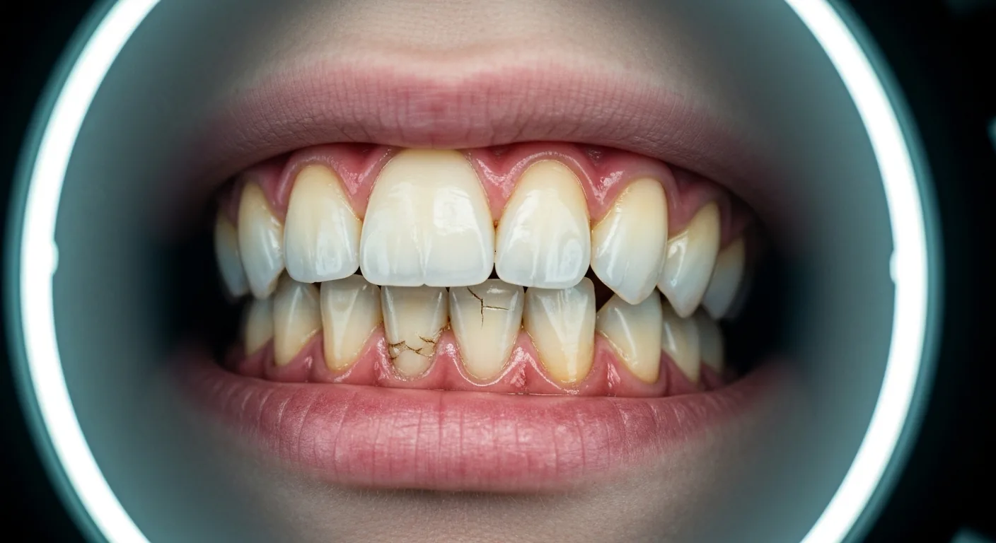 Multiple missing teeth before restoration