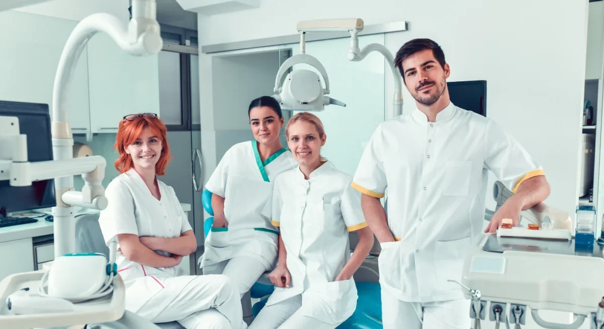 Collaborative dental team at Vitality Health